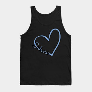 Sakura Le Sserafim Heart Tank Top